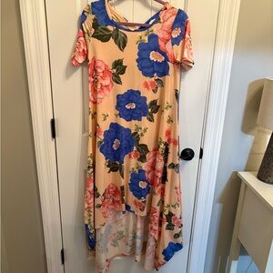 Floral Short Sleeve Dress